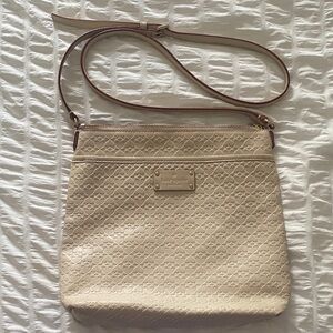 Kate Spade Quilted Cream Crossbody Bag